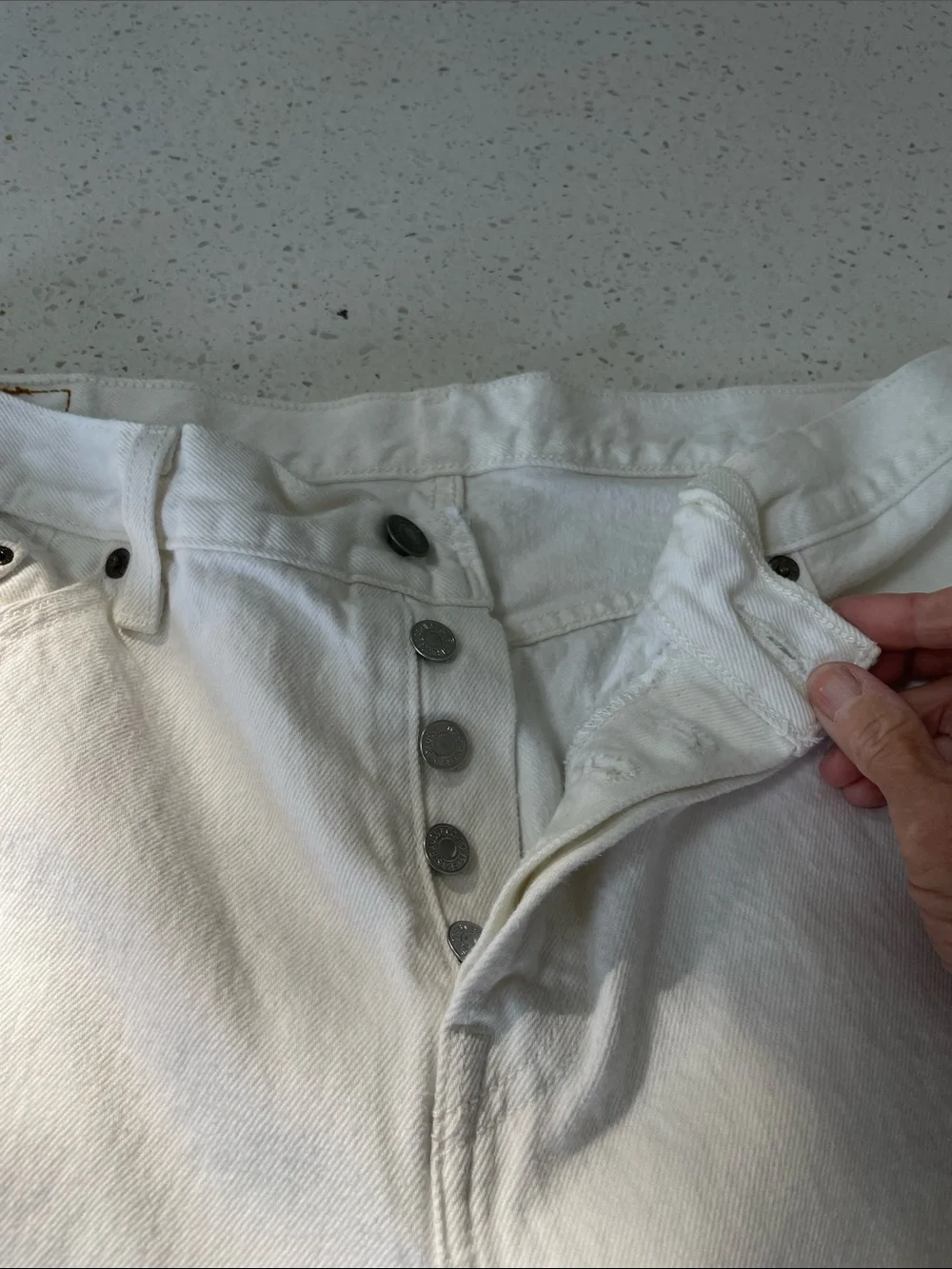 Levi's 502 CT Ecru/White Jeans